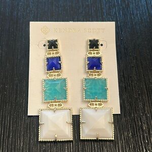 Vintage Kendra Scott “Serena” Earrings in Blue Nile